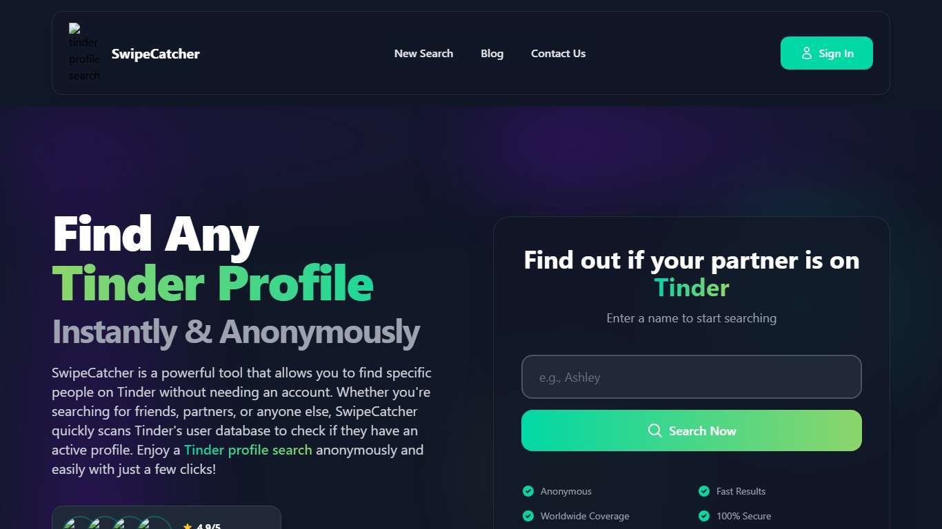 Tinder Profile Search Powerful Tinder Profile Search Engine SwipeCatcher